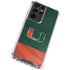 University of Miami Hurricanes Flag Galaxy S21 Ultra 5G Clear Case